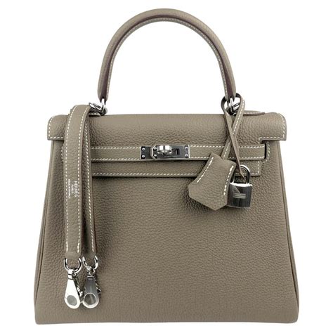 hermes kelly 25 taupe|Hermes kelly 25 metallic leather.